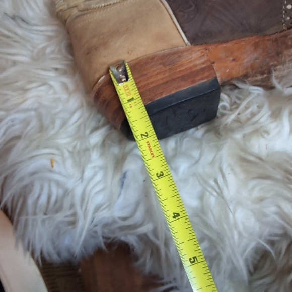 Stephy Spectator Neutral Tones Cowboy Boots 8.5 - Picture 11 of 16